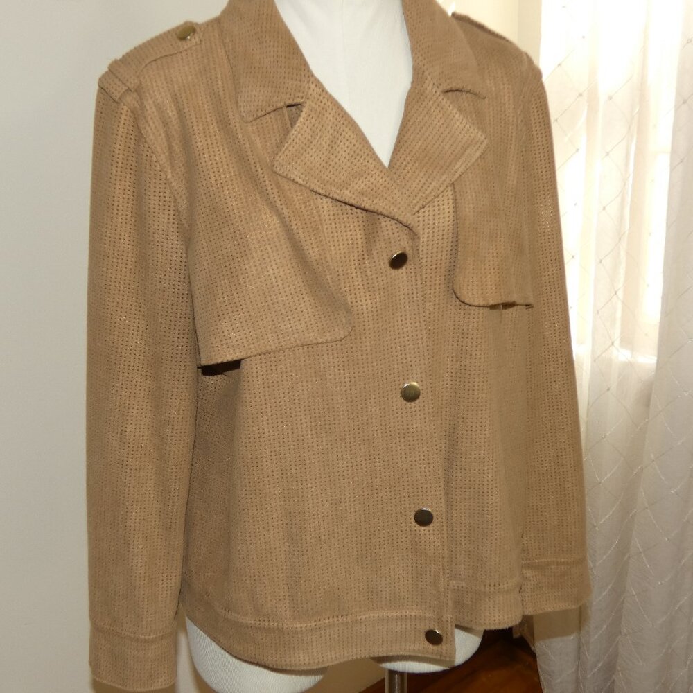 Chico's  Size 3 Tan Light Weight Jacket